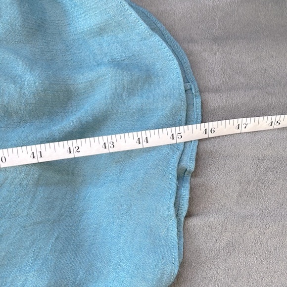 Forever 21 Maxi Dress with Tie Waist in Sea Blue, Size Small - Picture 12 of 12